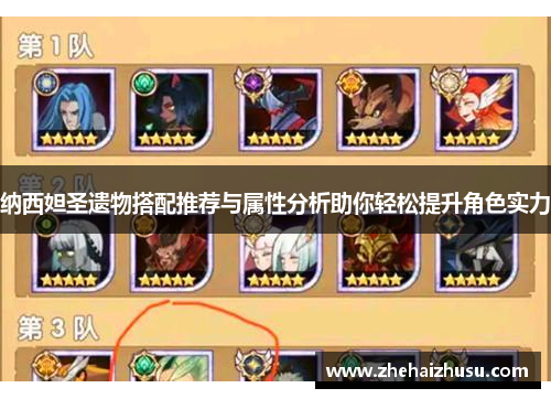 纳西妲圣遗物搭配推荐与属性分析助你轻松提升角色实力